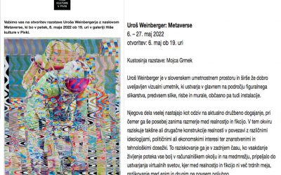 Exhibition | Uroš Weinberger: Metaverse